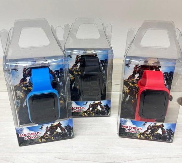Relógio Digital Personalizado - Transformers