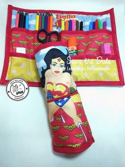 Kit Pintura Rolo - Mulher Maravilha