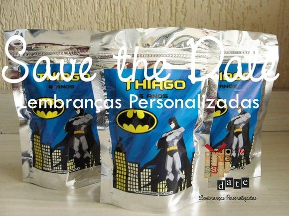Saquinho Zip Guloseimas - Batman