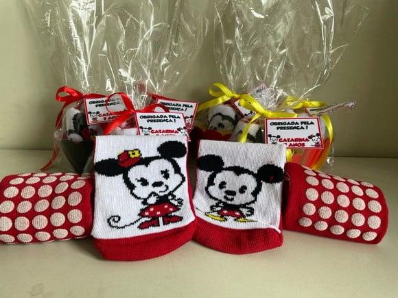 Meias Personalizadas - Mickey e Minnie