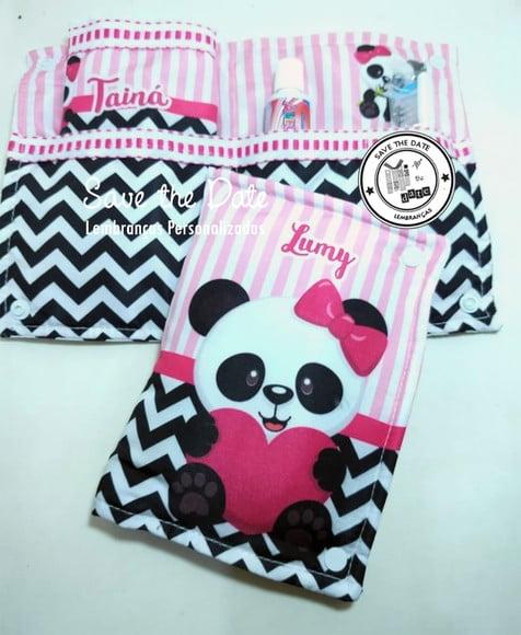 Kit Dental Luxo - Panda Rosa