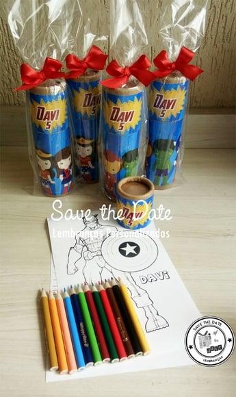 Tubo Kit de Pintura - Heróis