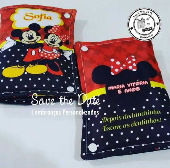 Kit Dental Luxo - Mickey e Minnie