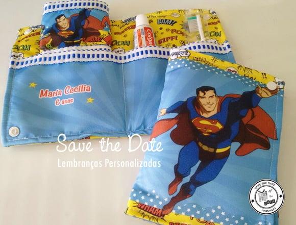 Kit Dental Luxo - Super Homem
