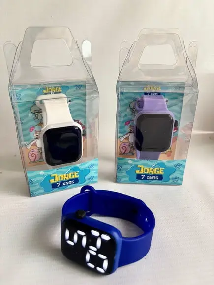 Relógio Digital Personalizado - Bob Esponja