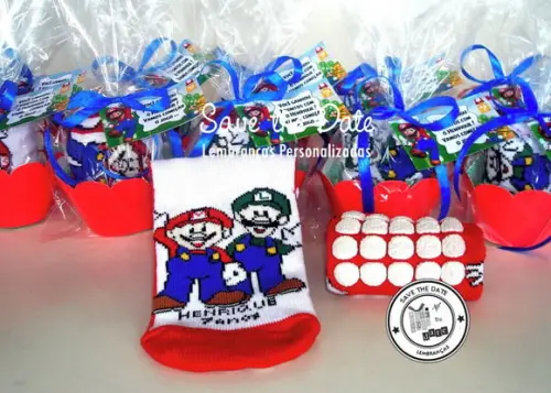 Meias Personalizadas - Mario Bros