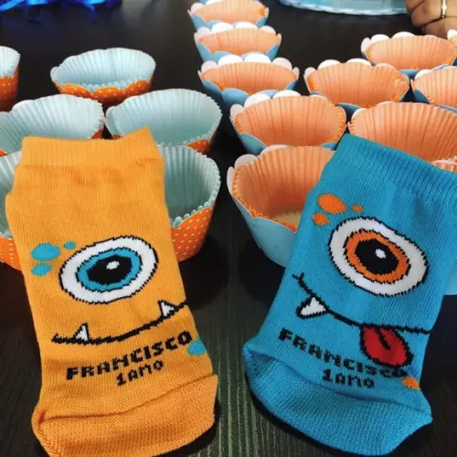 Meias Personalizadas - Monstrinhos