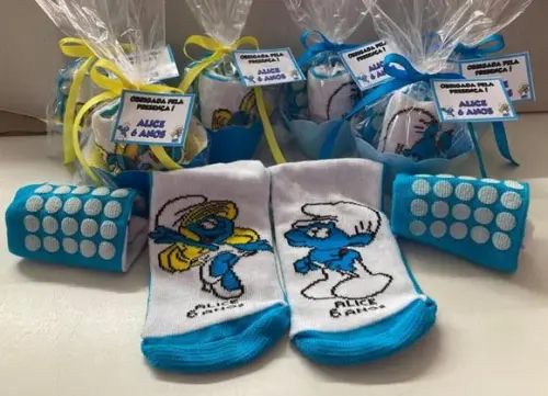 Meias Personalizadas - Smurfs