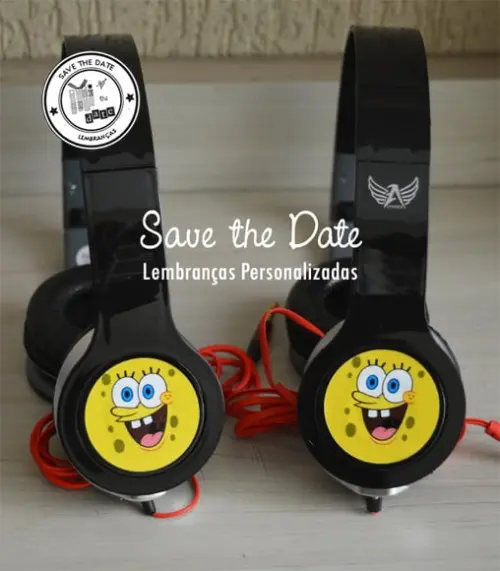 Fone de Ouvido Bob Esponja