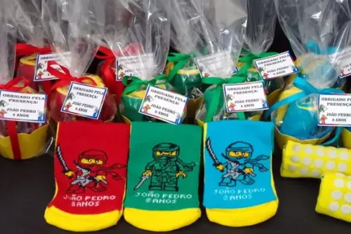 Meias Personalizadas - Lego Ninjago