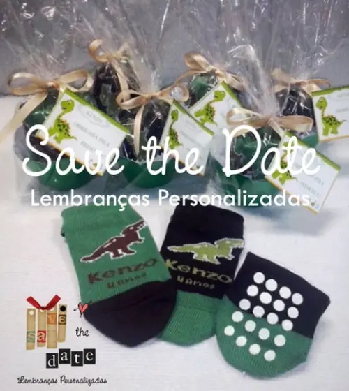 Meias Personalizadas - Dinossauros