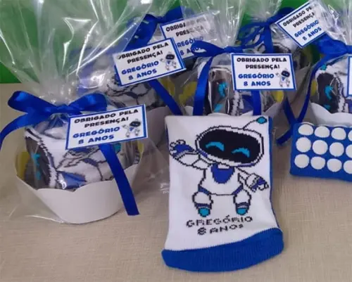 Meias Personalizadas - Robô