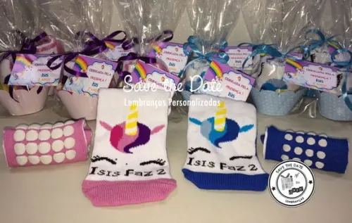 Meias Personalizadas - Unicórnios
