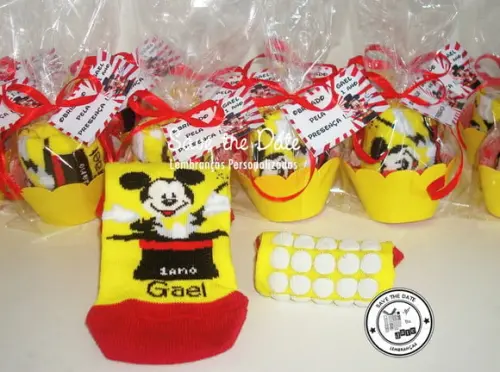 Meias Personalizadas - Circo Mickey
