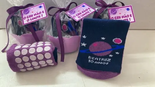 Meias Personalizadas - Planetas