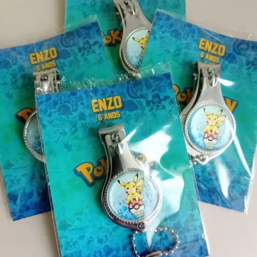 Chaveiros 3 em 1 - Pikachu/Pokemon