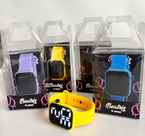 Relógio Digital Personalizado - Neon