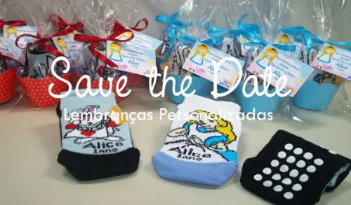 Meias Personalizadas - Alice