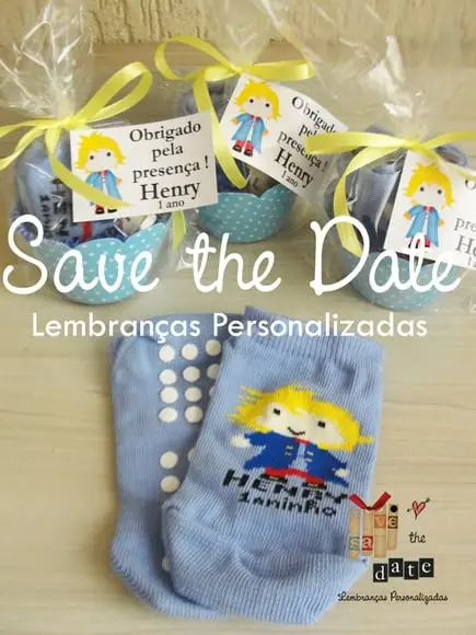 Meias Personalizadas - Pequeno Príncipe
