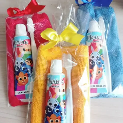 Kit Dental com Toalha - Bolofofos