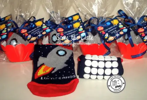 Meias Personalizadas - Foguete