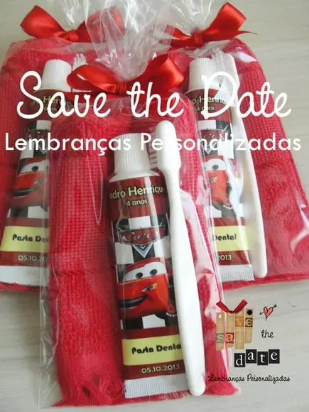 Kit Dental com Toalha - Carros