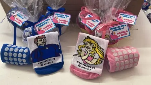 Meias Personalizadas - Bela Adormecida/aurora