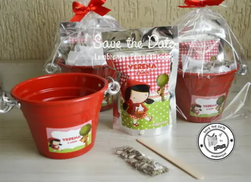 Kit Jardinagem - Chapeuzinho Vermelho