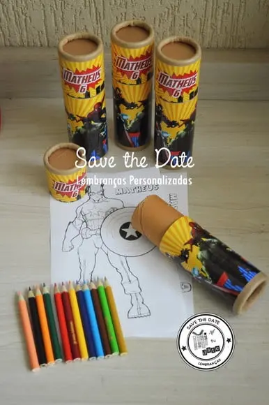 Tubo Kit de Pintura - Vingadores
