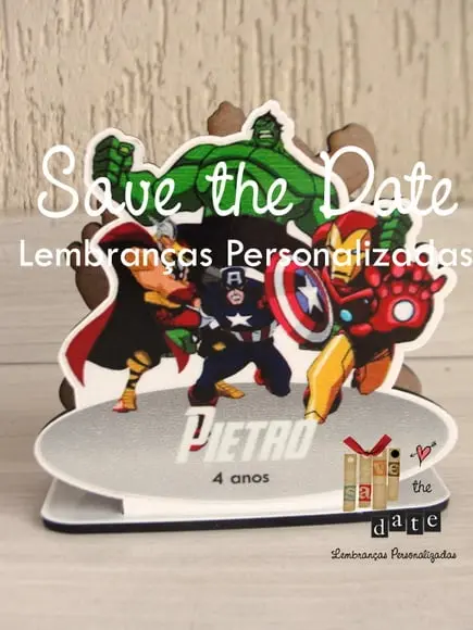 Porta Guardanapo MDF - Vingadores