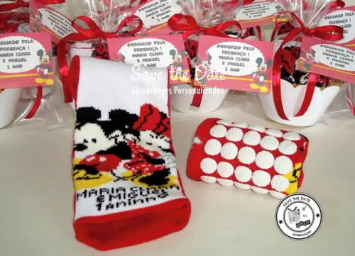 Meias - Mickey e Minnie