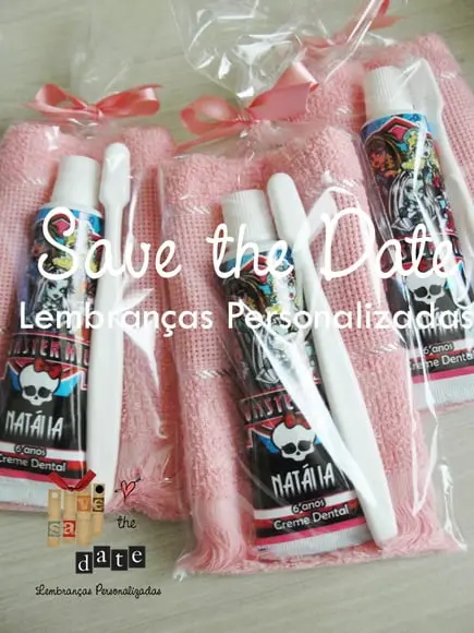 Kit Dental com Toalha - Monster High