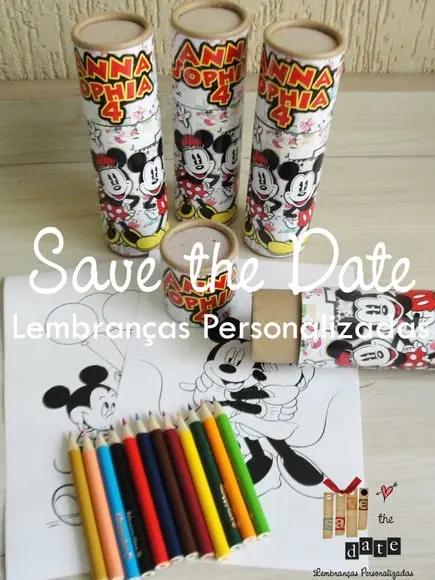 Tubo Kit de Pintura - Mickey e Minnie