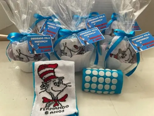 Meias Personalizadas - Gato de Cartola