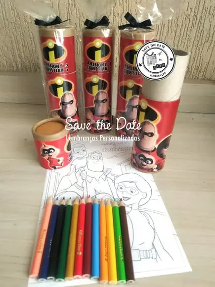 Tubo Kit de Pintura - Os Incriveis