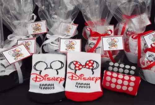 Meias Personalizadas - Mickey e Minnie