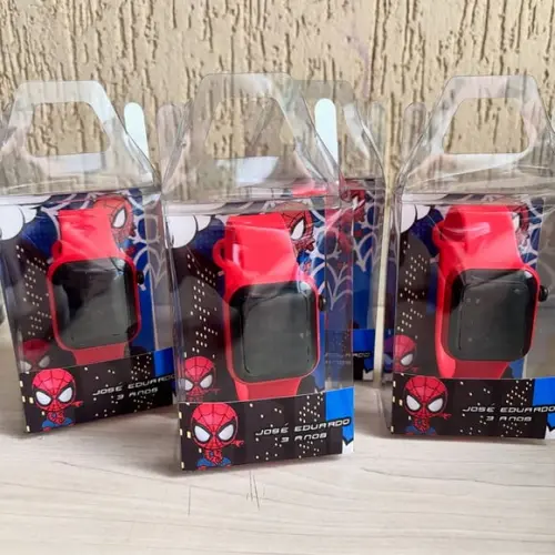 Relógio Digital Personalizado - Homem Aranha Baby