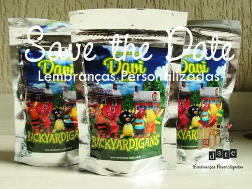 Saquinho Zip Guloseimas - Backyardigans
