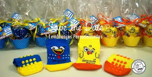 Meias Personalizadas - Galinha Pintadinh