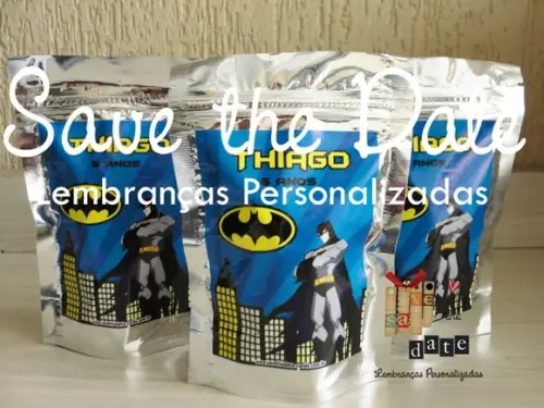 Saquinho Zip Guloseimas - Batman