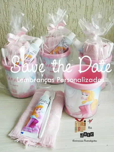 Kit Dental com Caneca - Princesas