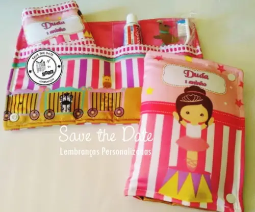 Kit Dental Luxo - Circo Rosa