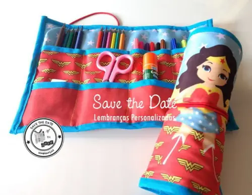 Kit Pintura Rolo - Mulher Maravilha