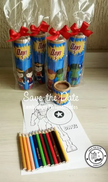 Tubo Kit de Pintura - Heróis