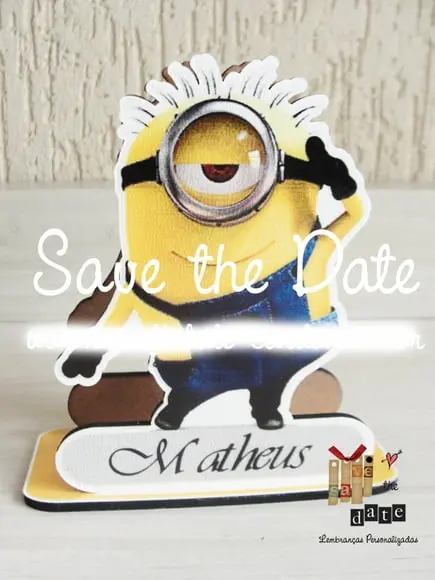 Porta Guardanapo MDF - Minions