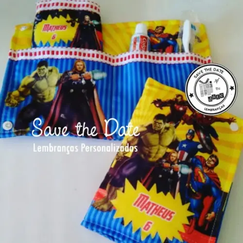 Kit Dental Luxo - Vingadores