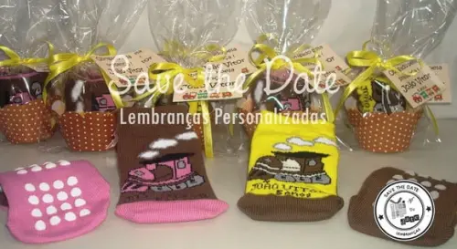 Meias Personalizadas - Trenzinho