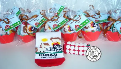 Meias Personalizadas - Fazendinha