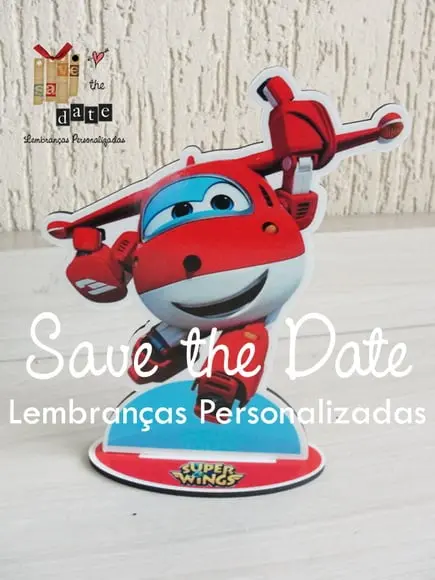 Porta Guardanapo MDF -Super Wings