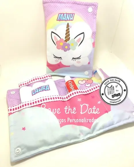 Kit Dental Luxo - Unicórnios